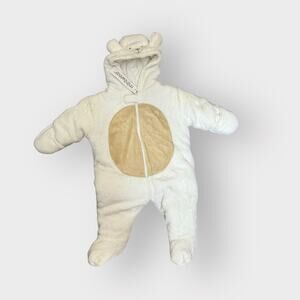 NEW Miniwear cozy footsie bear one piece